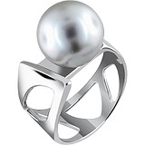 Женское серебряное кольцо с культив. жемчугом, 1619012