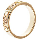 Золотое обручальное кольцо с бриллиантами, 1673284