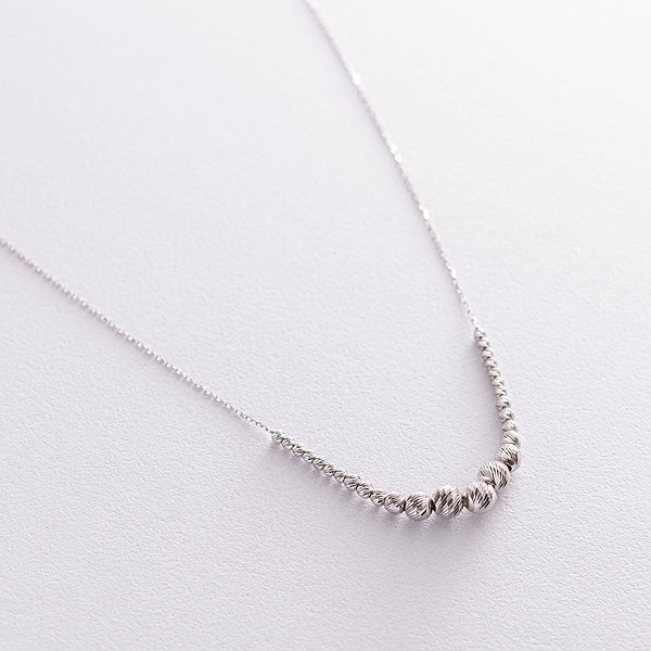 Серебряное колье