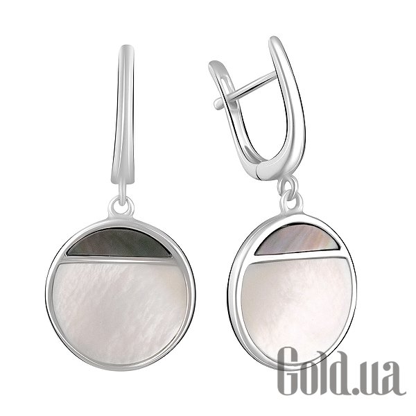 

Серьги с подвесками Fresh Jewelry, Серебряные серьги с перламутром