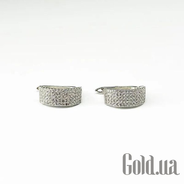 

Серьги Silvex925, Серебряные серьги с куб. циркониями