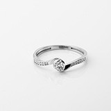 Золотое кольцо с бриллиантами, 1796164