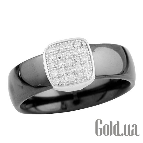 

Кольцо Fresh Jewelry, Серебряное кольцо с керамикой и куб. циркониями, 17