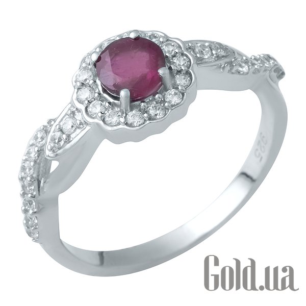 

Женские кольца Fresh Jewelry, Женское серебряное кольцо с рубином и куб. циркониями, 18.5