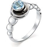 Женское серебряное кольцо с топазом, 1649221
