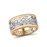 Женское золотое кольцо с сапфирами, 1719109