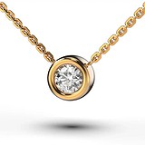 Золота каблучка з діамантом., 1768517