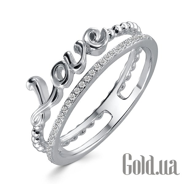 

Кольцо Lurie Jewelry, Женское золотое кольцо с бриллиантами, 16