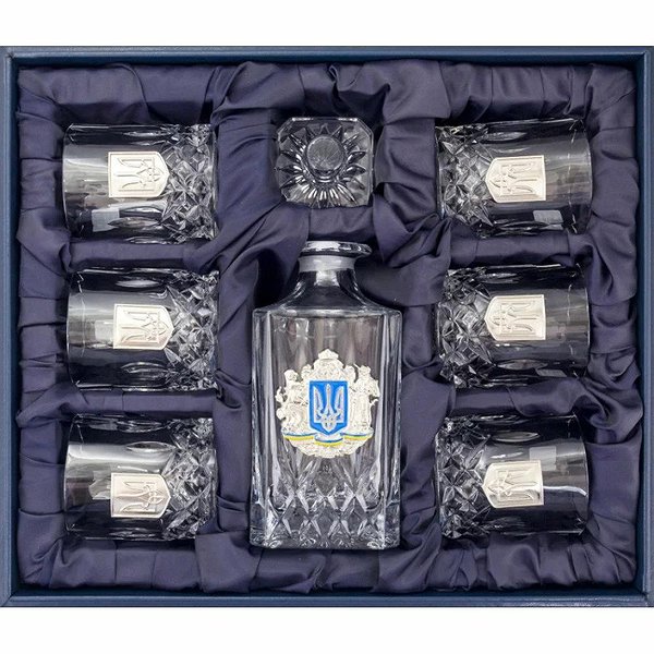 Подарочный набор для виски "Серебряный тризуб" 0507000099