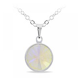 Кулон з ланцюжком з кристалом Swarovski, 829765