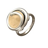 Женское серебряное кольцо с кварцем, 1619014