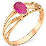 Женское золотое кольцо с рубином, 1645382
