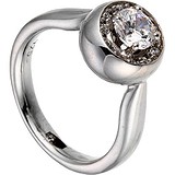 Серебряное кольцо с куб. циркониями, 1669190