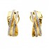 Золотые серьги с бриллиантами - фото 4