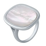 Женское серебряное кольцо с перламутром (2041795), фото