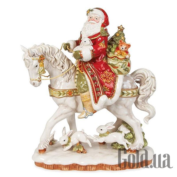 Купить Lamart Статуэтка «Дед Мороз на белой лошади» 10/17449