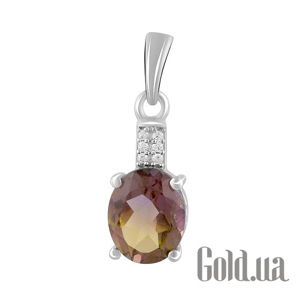 

Женские кулоны Fresh Jewelry, Серебряный кулон с куб. циркониями и синт. аметрином