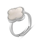 Женское серебряное кольцо с перламутром (2102656), фотографии