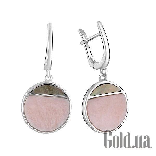 

Серьги с подвесками Fresh Jewelry, Серебряные серьги с перламутром
