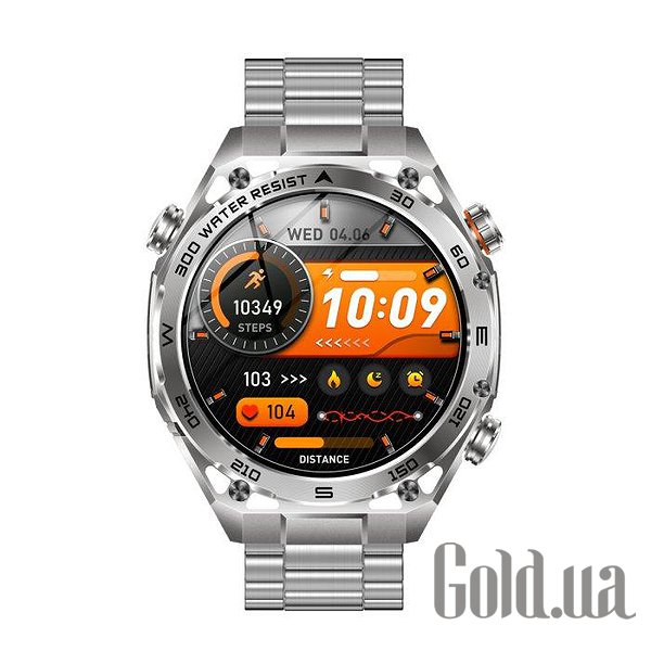 UWatch Смарт часы Smart Flash Steel Silver 3898 bt3898 – изображение 2