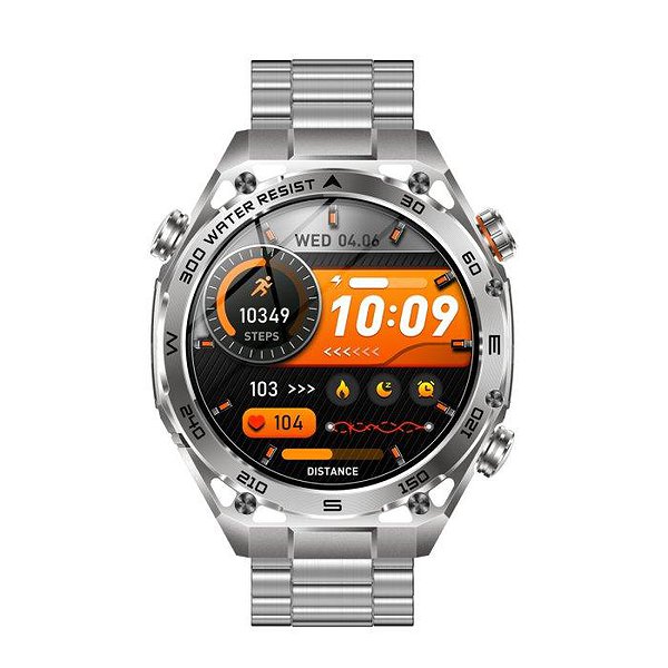 UWatch Смарт часы Smart Flash Steel Silver 3898 bt3898 – изображение 2