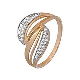 Женское золотое кольцо с бриллиантами, 1512519