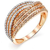 Женское золотое кольцо с бриллиантами, 1704775