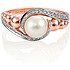 Kabarovsky Женское золотое кольцо с жемчугом и бриллиантами - фото 2