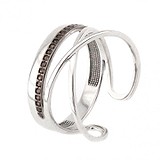 Жіноча золота каблучка з куб. цирконіями, 1726279