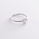 Золота каблучка з куб. цирконієм