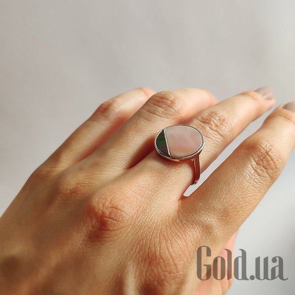 Каблучка Fresh Jewelry Жіноча срібна каблучка з перламутром, 17.5