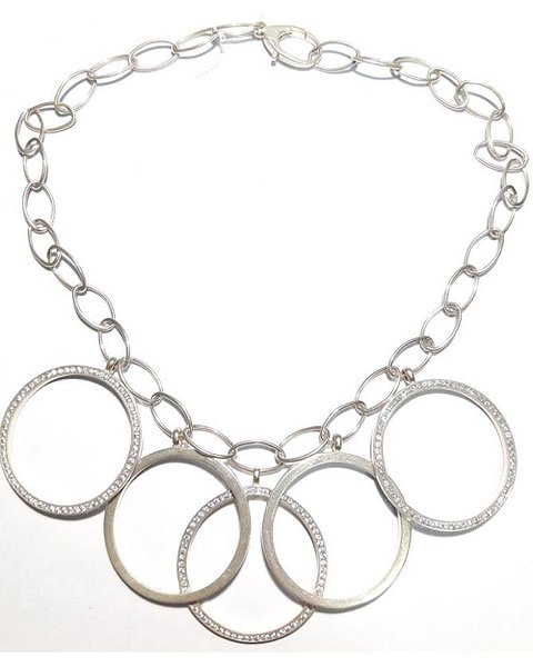 Thomas Sabo Серебряное колье с куб. циркониями KE577-1-066