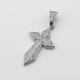 Серебряный кулон с куб. циркониями, 1798727