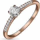 Золотое кольцо с бриллиантами, 1554248