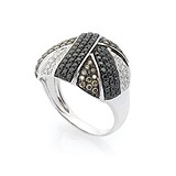 Женское золотое кольцо с бриллиантами, 1675080