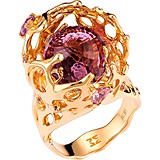 Женское золотое кольцо с аметистами, 1685576