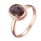 Женское золотое кольцо с раухтопазом, 1771336
