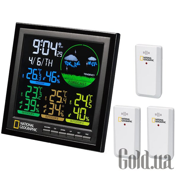 

Метеостанция National Geographic, Метеостанция VA Colour LCD 3 Sensors