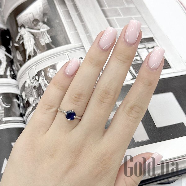 

Женские кольца Fresh Jewelry, Женское серебряное кольцо с сапфиром, 17.5