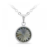 Кулон з ланцюжком з кристалом Swarovski, 829768