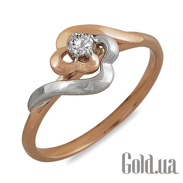 

Кольцо Lurie Jewelry, Женское золотое кольцо с бриллиантом, 17