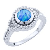Женское серебряное кольцо с опалом, 1374537