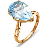 Женское золотое кольцо с топазом, 1553993