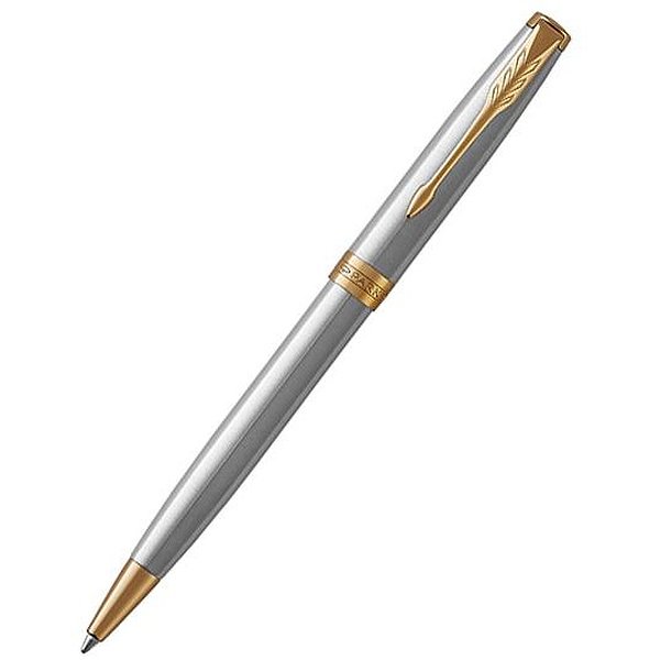 Parker Шариковая ручка Sonnet 17 Stainless Steel GT BP 84 132