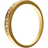 Золотое обручальное кольцо с бриллиантами, 1673033