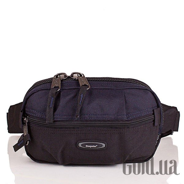 

Сумка мужская Onepolar, Черный;синий, Сумка на пояс W3001-navy