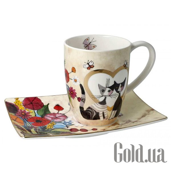 

Сервиз/набор Goebel, Чашка с блюдцем Rosina Wachtmeister GOE-66860801