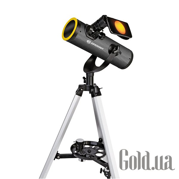 

Телескоп Bresser, Телескоп Solarix 76/350 AZ Carbon с солнечным фильтром и адаптером для смартфона
