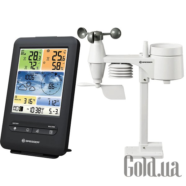 

Метеостанция Bresser, Метеостанция Weather Center 5-in-1 V WIFI Professional colour