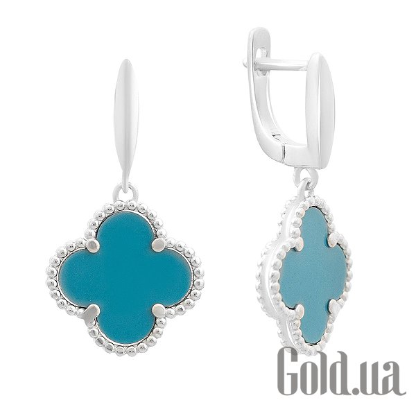 

Серьги с подвесками Fresh Jewelry, Серебряные серьги с бирюзой